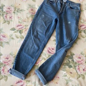 High Waist Straight Leg Urban Outfitters Jeans